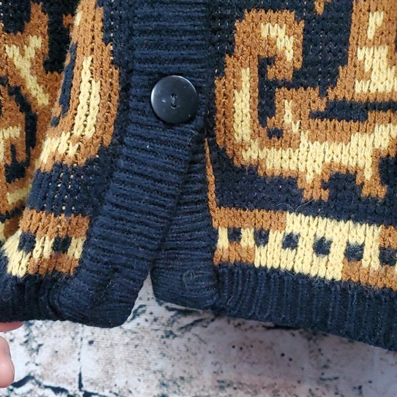 Michael Carrie | Vintage 1980s Chunky Sweater - Picture 4 of 8